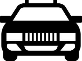 Police car icon on white background vector