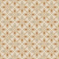 Seamless Gold Geometric Retro Damask Pattern On Ivory Background vector