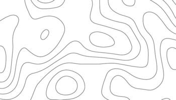 Abstract Background Wavy Topographic Line Map. Contour Geography Map Grid Abstract Backdrop. Seamless Pattern and Banner Design. vector