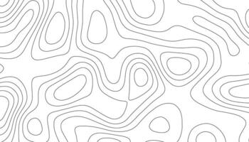 Topographic Line Contour Map Background, Geographic Grid Map vector