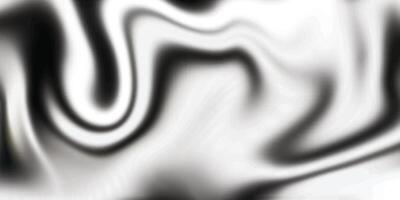 Gray Liquid Waves Background. Abstract Grey White Liquid Surface vector