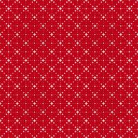 Festive Red Seamless Pattern Featuring Pale Pink Starry Elements and Dashes vector