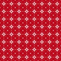 Vibrant Red and Subtle Pink Starburst Seamless Background with Dotted Texture vector