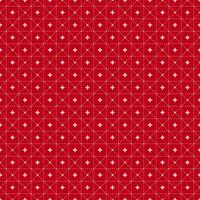 Radiant Red Seamless Design with Starburst and Dots for Joyful Occasions vector