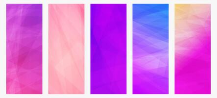 Modern colorful gradient background with lines vector