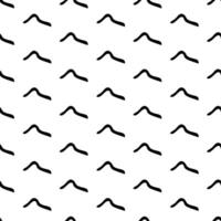 Seamless pattern with sketch squiggle vector