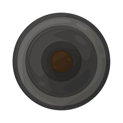 Illustration of camera lens
