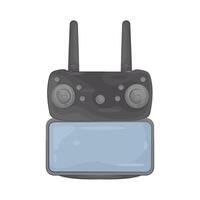 Illustration of Drone controller vector