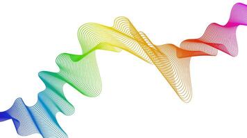 Abstract backdrop with wave gradient lines vector