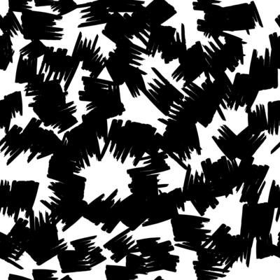 Seamless pattern with hand drawn scribble smears
