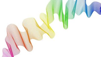 Abstract backdrop with wave gradient lines vector