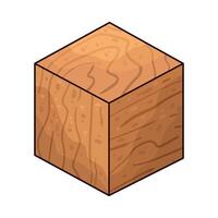 Illustration of 3d cube vector