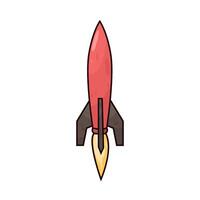 Illustration of Rocket Launch vector