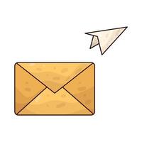 Illustration of Message Sent vector