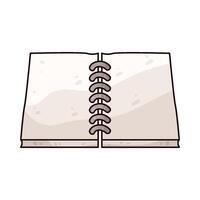 Illustration of notebook vector