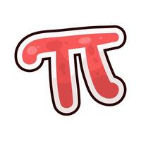 Illustration of pi vector
