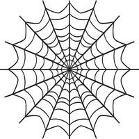 spider web coloring pages vector