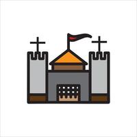 church where Christian worship is held vector