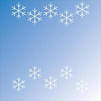 snowflake background for envelope design vector
