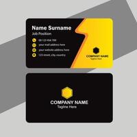 Modern business card. Simple business card design. Creative and elegant business card design. Simple business card template vector