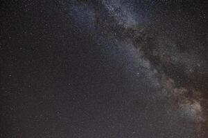 Starry night background photo. The Milky Way and stars photo