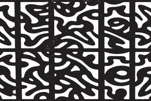 Monochrome design texture with black and white layering for background vector