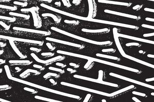 Distressed monochrome art texture for abstract overlays in black and white vector