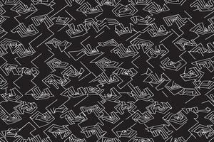 Bold Monochrome Line Texture for Overlay and Graphic Design vector