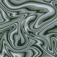 Illustration. Abstract wavy background in green and gray tones. vector