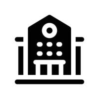 school icon. glyph icon for your website, mobile, presentation, and logo design. vector