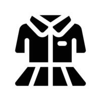 uniform icon. glyph icon for your website, mobile, presentation, and logo design. vector