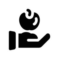 gravitation icon. glyph icon for your website, mobile, presentation, and logo design. vector