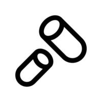 chalk icon. line icon for your website, mobile, presentation, and logo design. vector