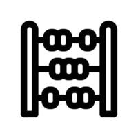 abacus icon. line icon for your website, mobile, presentation, and logo design. vector