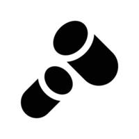 chalk icon. glyph icon for your website, mobile, presentation, and logo design. vector