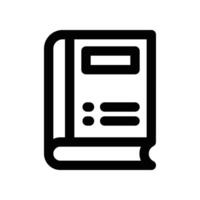 book icon. line icon for your website, mobile, presentation, and logo design. vector