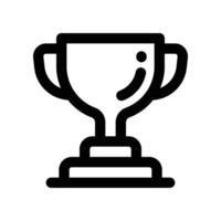 trophy icon. line icon for your website, mobile, presentation, and logo design. vector