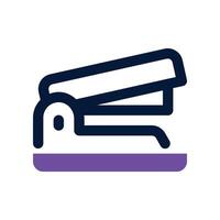 stapler icon. dual tone icon for your website, mobile, presentation, and logo design. vector