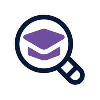 search icon. dual tone icon for your website, mobile, presentation, and logo design. vector