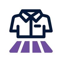 uniform icon. dual tone icon for your website, mobile, presentation, and logo design. vector