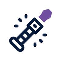 flute icon. dual tone icon for your website, mobile, presentation, and logo design. vector