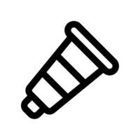 toothpaste icon. line icon for your website, mobile, presentation, and logo design. vector