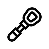 tongue cleaner icon. line icon for your website, mobile, presentation, and logo design. vector