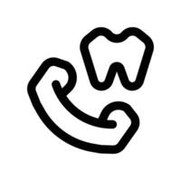 call icon. line icon for your website, mobile, presentation, and logo design. vector