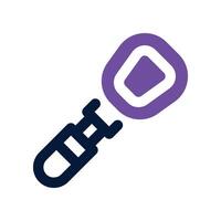 tongue cleaner icon. dual tone icon for your website, mobile, presentation, and logo design. vector