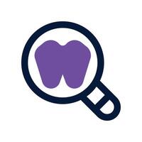 search icon. dual tone icon for your website, mobile, presentation, and logo design. vector