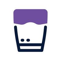 water icon. dual tone icon for your website, mobile, presentation, and logo design. vector