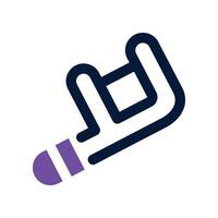 dental floss icon. dual tone icon for your website, mobile, presentation, and logo design. vector