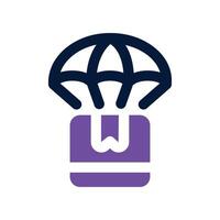 drop shipping icon. dual tone icon for your website, mobile, presentation, and logo design. vector