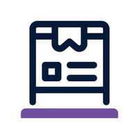 package icon. dual tone icon for your website, mobile, presentation, and logo design. vector